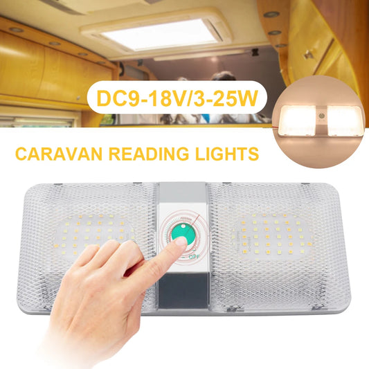 Ceiling Lamp Touch Dimmer RV LED Reading Lamp