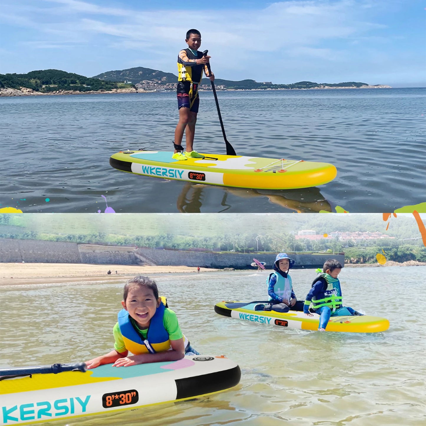 Stand Up Paddle Board with Paddle Pump - Outdoor Hobbies and Adventures