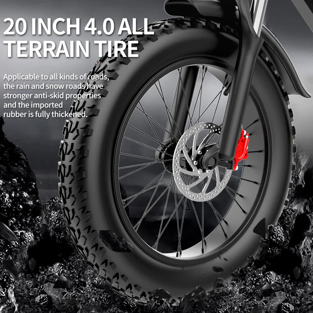 20*4.0 Fat Tire For Mountain Electric Bicycle