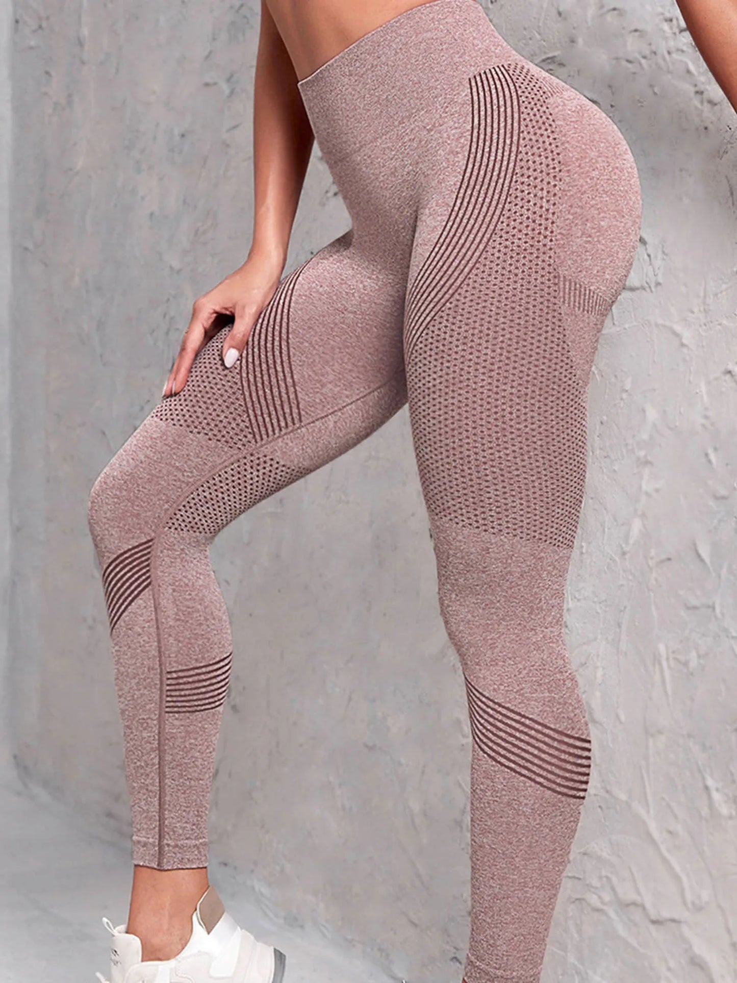 Tummy Control Yoga Pants with Stretchy Contour Design