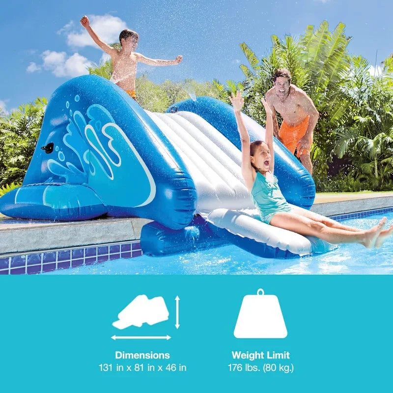 Kool Splash Inflatable Water Slide Swimming Pool Play