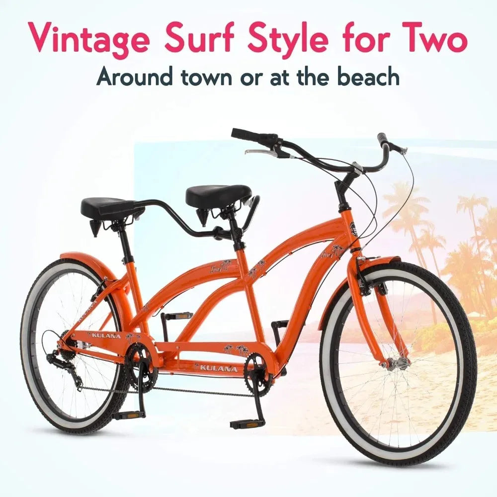 Cruiser Bike, Double Rider Bicycle, Mens and Womens