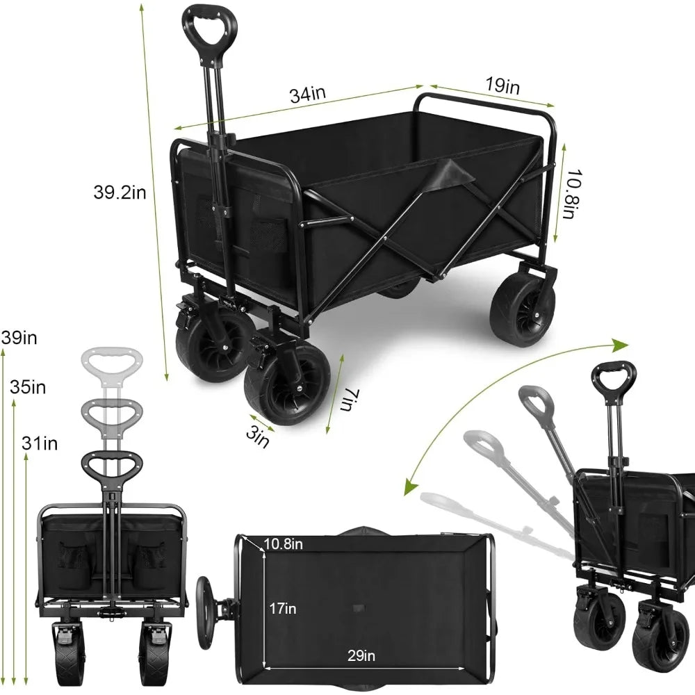 Portable Heavy Duty Large Capacity Outdoor  Wagon