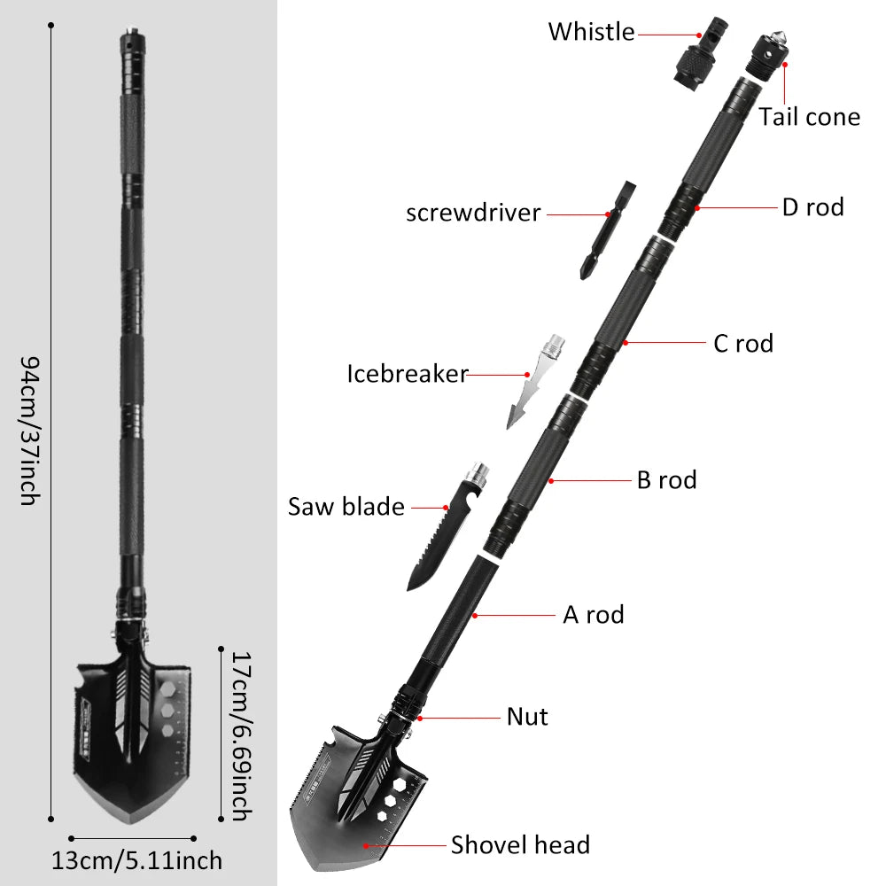 Kit Folding Military Tactics Shovels