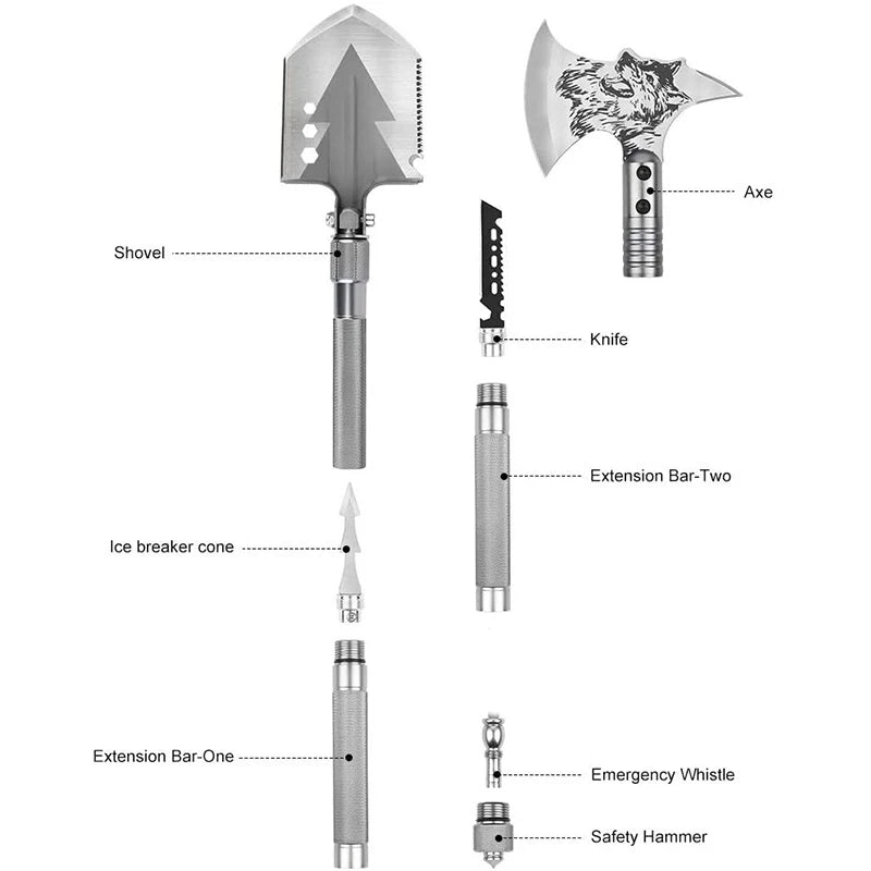 Axe Set Multifunctional Survival Shovel Set