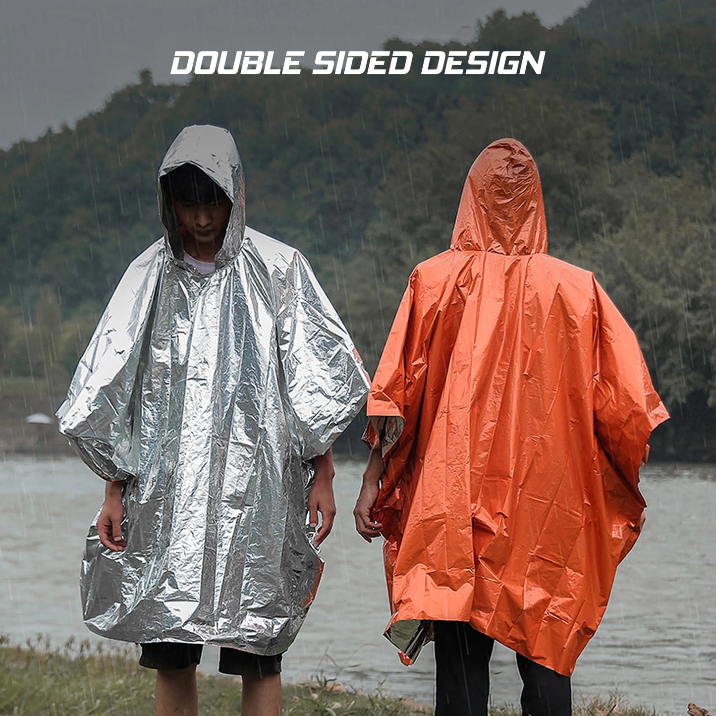 Emergency Rain Poncho Thermal Blanket - Outdoor Hobbies and Adventures