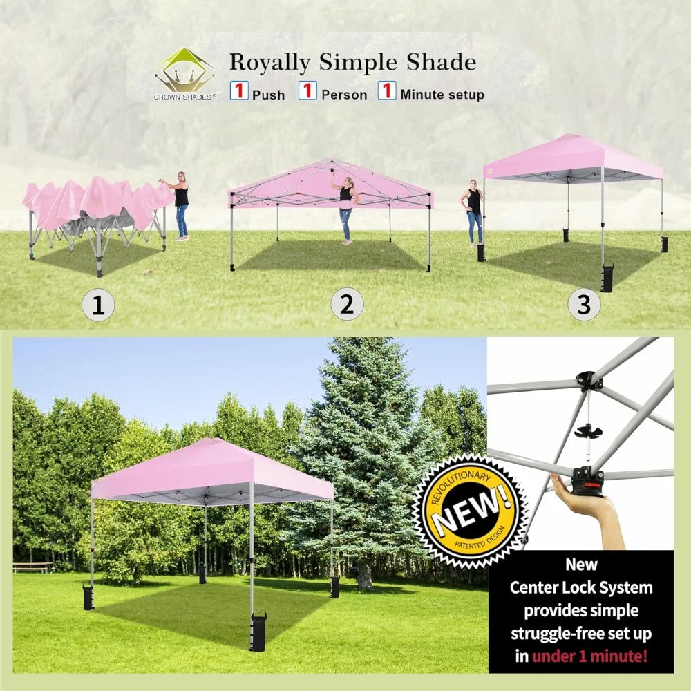 Pop Up Canopy - Beach Tent with One Push Setup