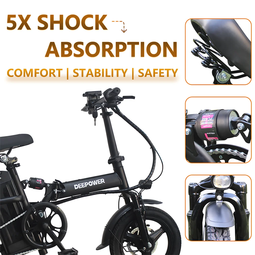 Electric Bike for Adults 600W Peak Motor