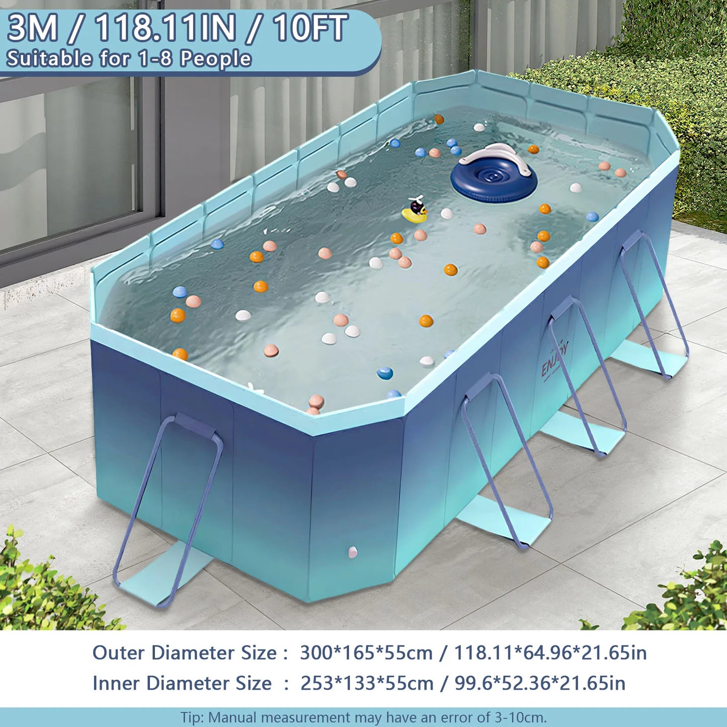Non-Inflatable Swimming Pool Household Bracket Outdoor Water