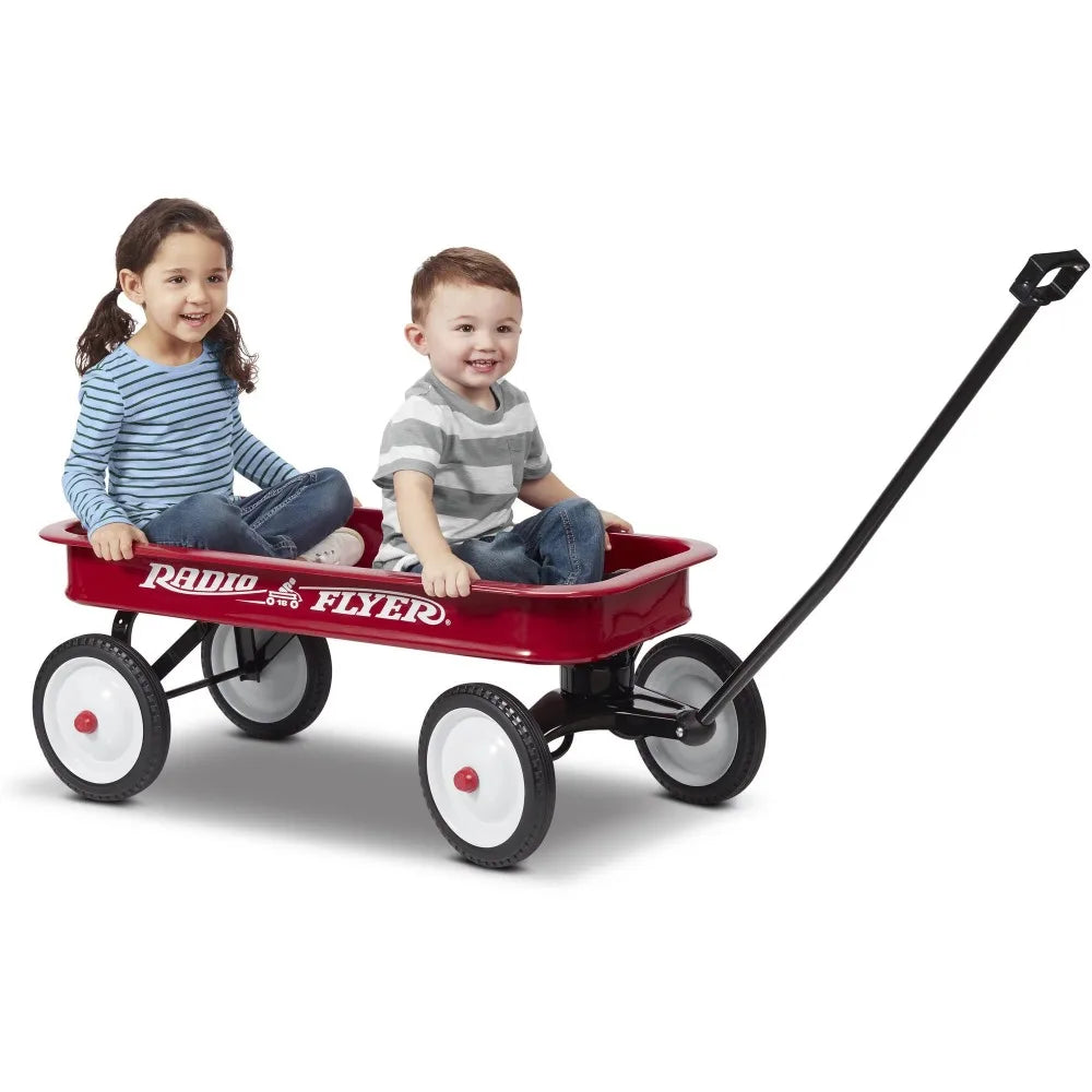 10 Inch Steel Wheels Outdoor  Red Wagon