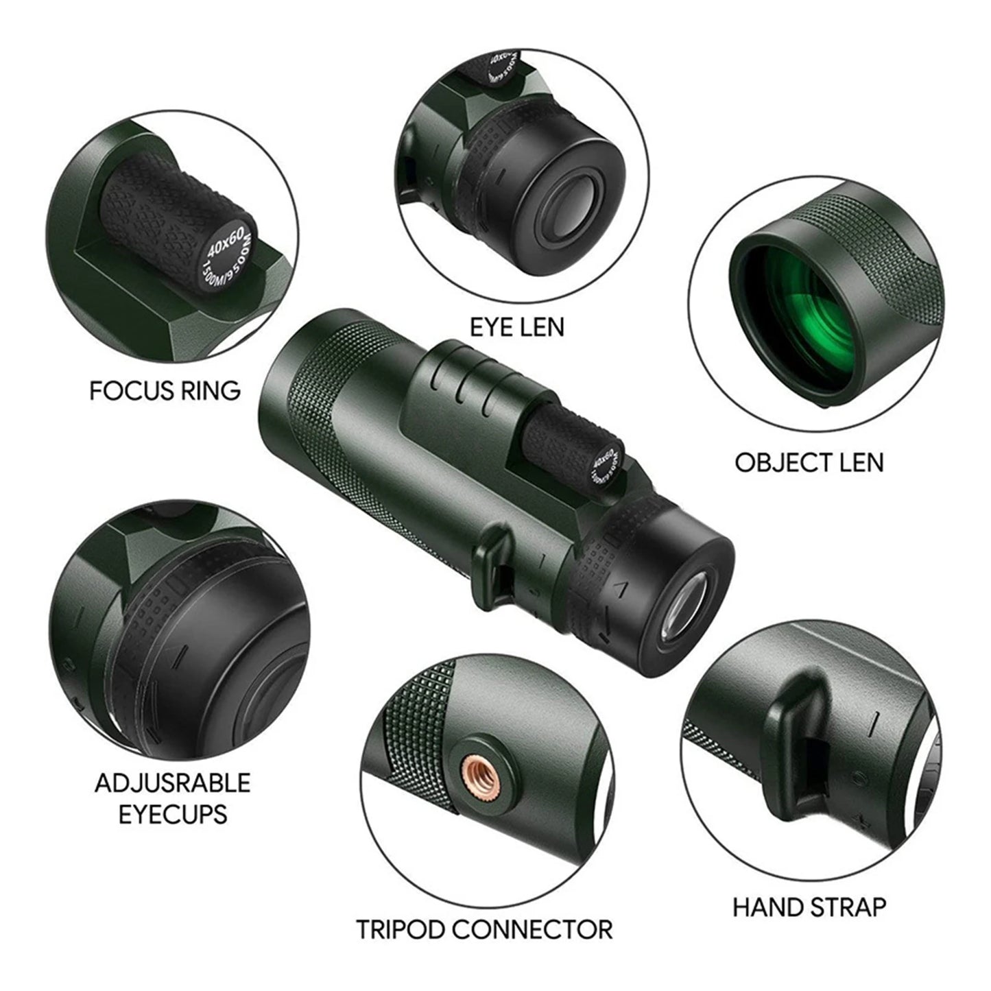 Phone Camera 50X60 Monocular Tlescope