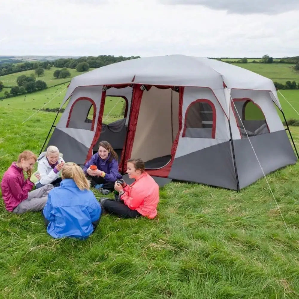Camping Tent Cabin Tent 10 Person 2 Rooms