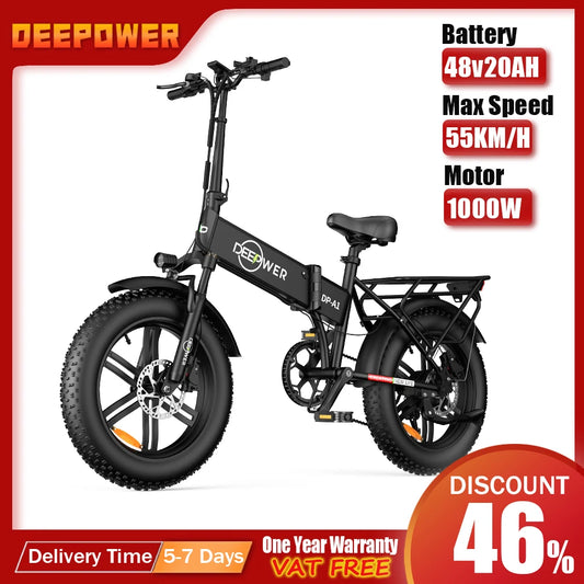 Adults Electric Bike Bicycle  Fat Tire  Mountain