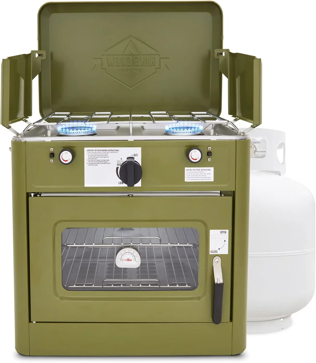 Outdoor Gas Camping Oven w/Carry Bag