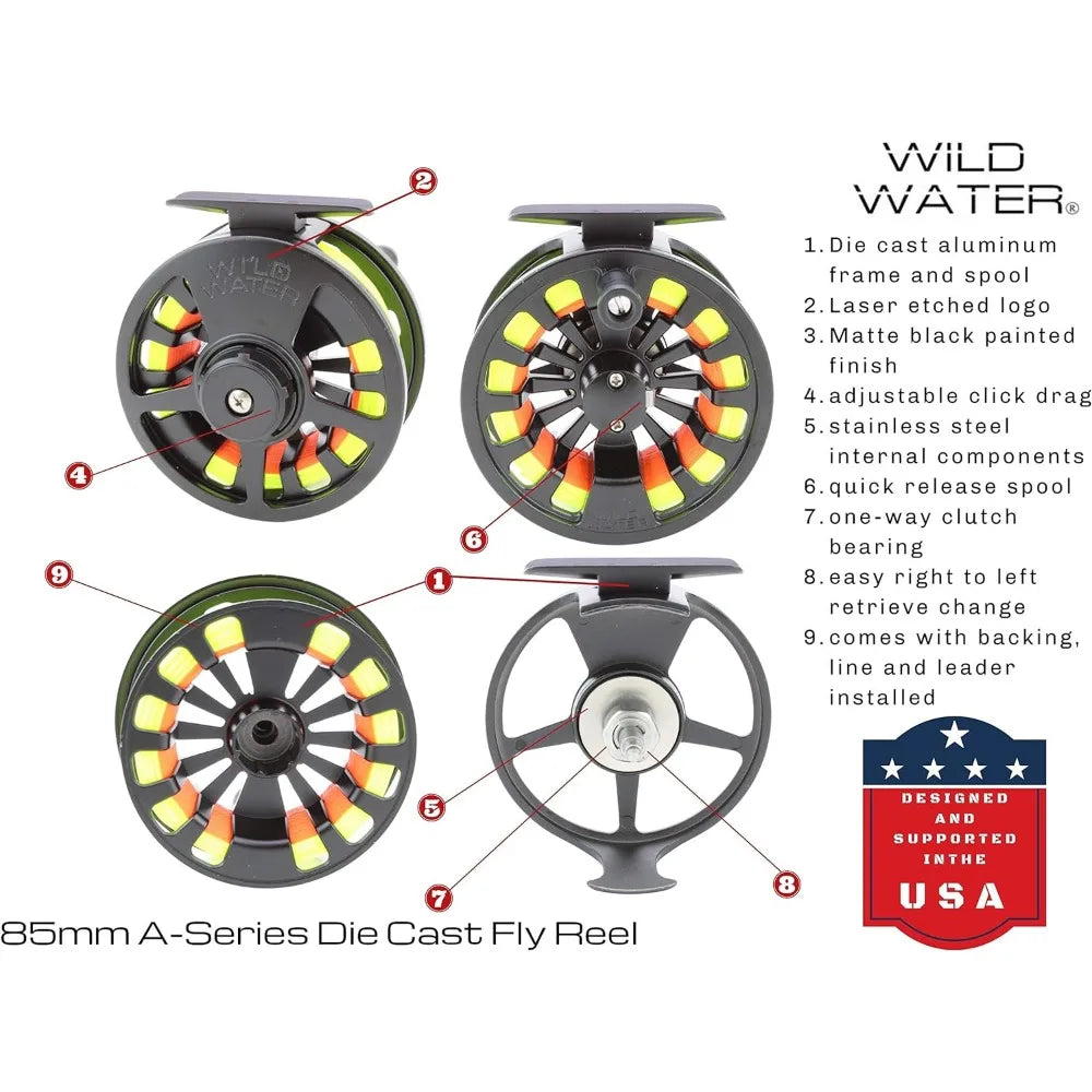 Deluxe Fly Fishing Combo Starter Kit