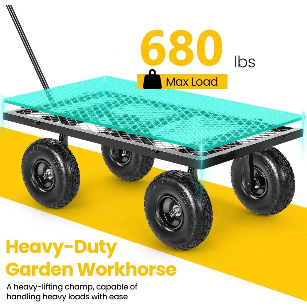 Garden Cart, Heavy Duty Wagon