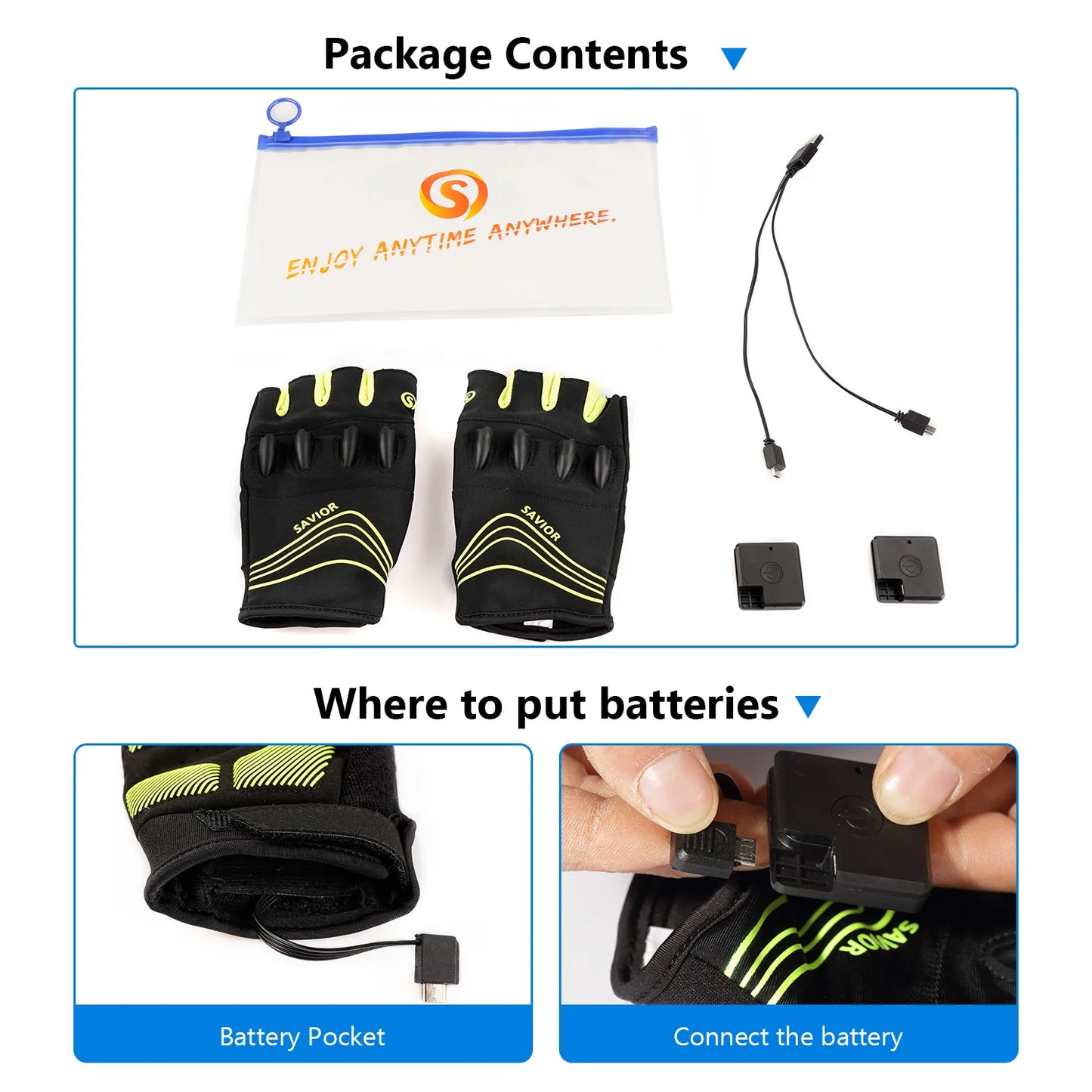 Flashlight Gloves Breathable Half Finger Fingerless - Outdoor Hobbies and Adventures