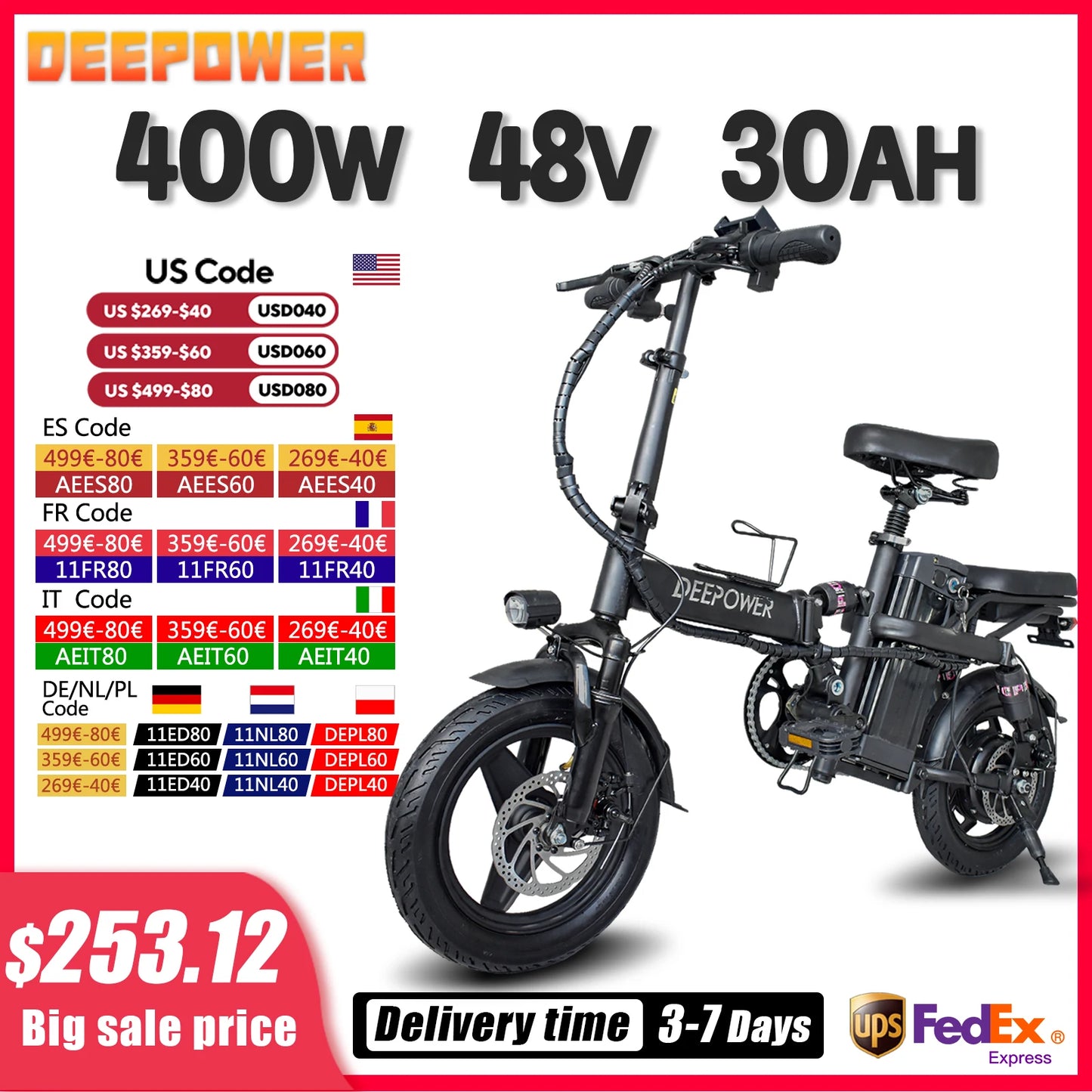 Mini Foldable E bike  Removable Battery