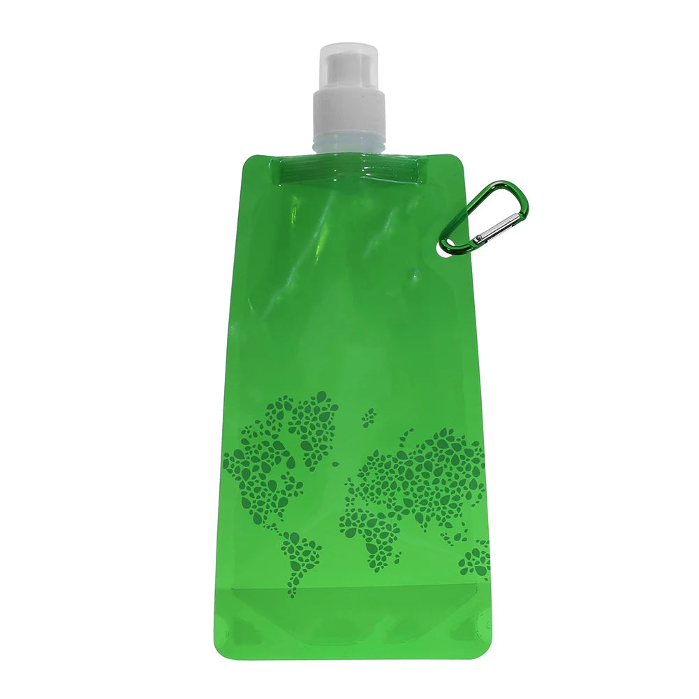Portable Ultralight Foldable Water Bag Soft Flask Bottle Water