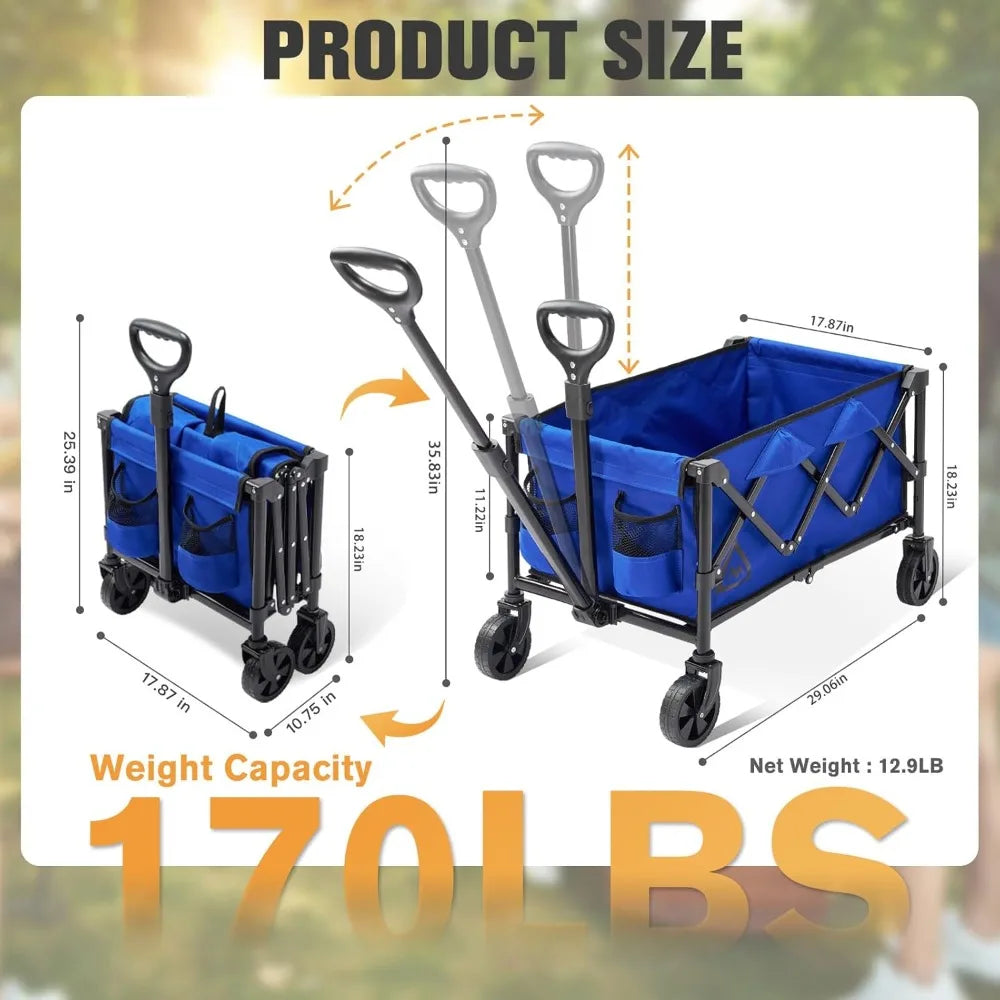 Heavy Duty Utility All Terrain Portable Wagons Carts