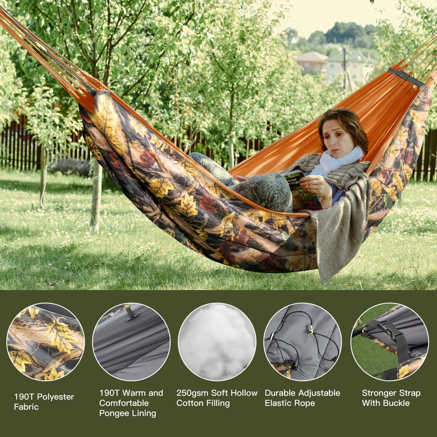 Camping Hammock Underquilt Multifunctional Winter Sleeping