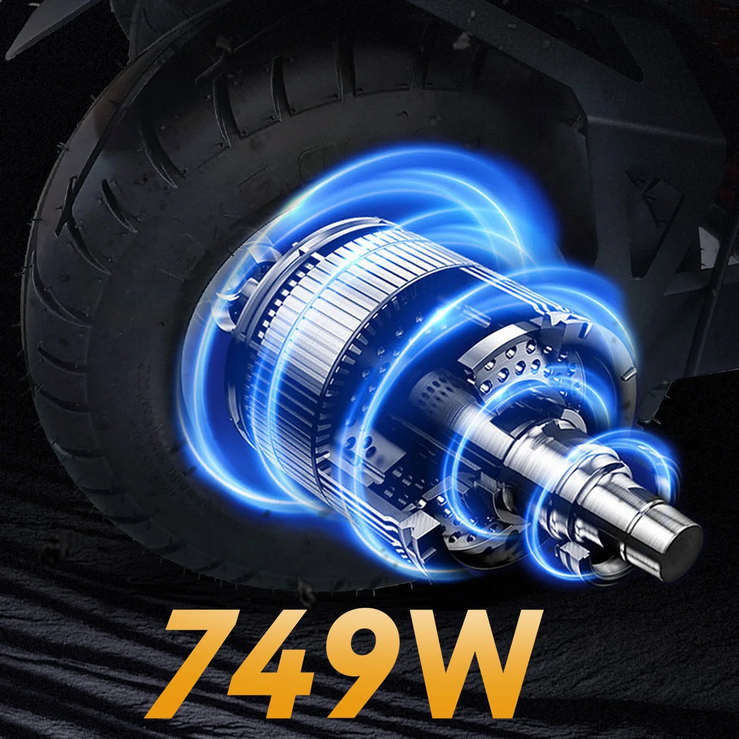 off-road electric scooter, hydraulic shock absorber