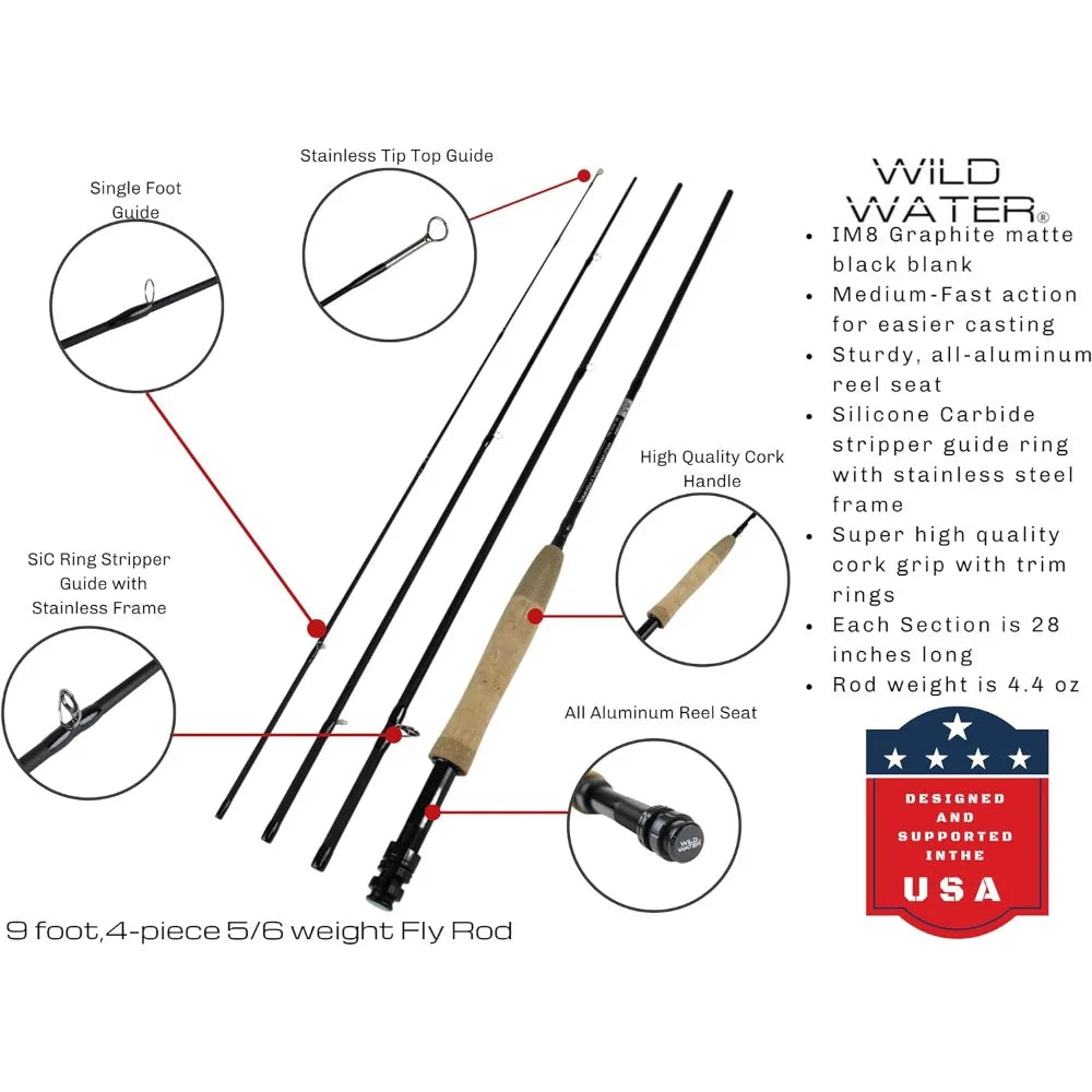 Standard Fly Fishing Combo Starter Kit