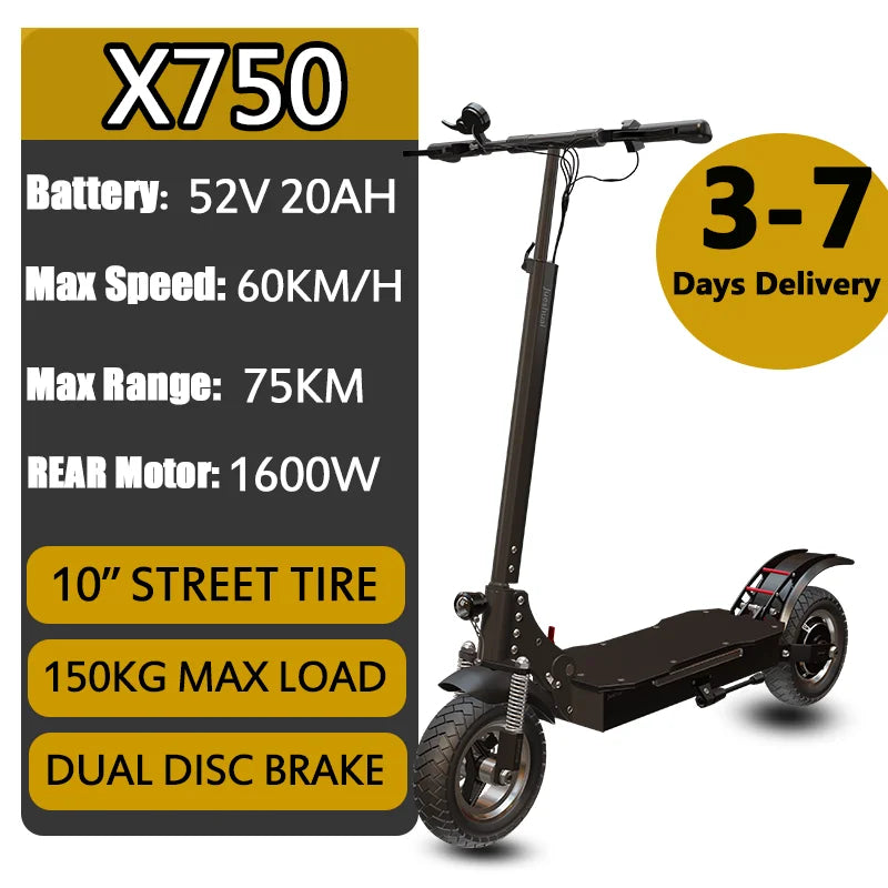 Electric Scooter  Long Range Scooter  for Adults