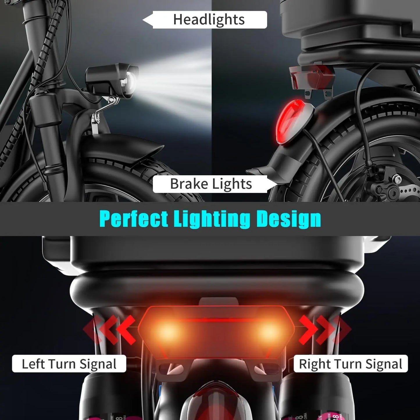 Folding electric scooter with trunk suitable for commuting