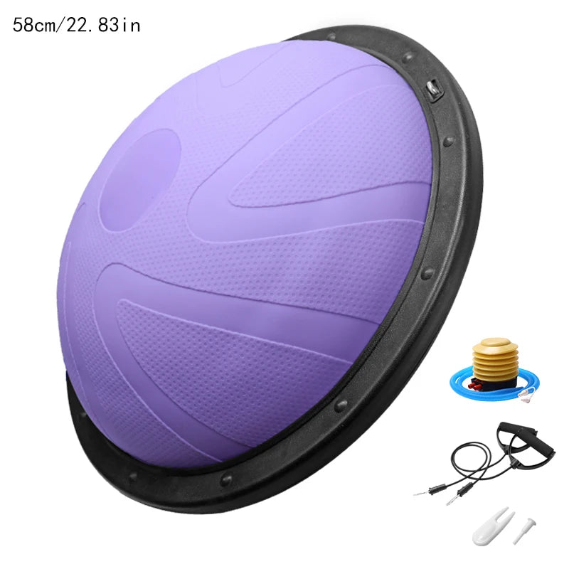 Yoga Balance Ball Strong Half Home Gym Fitness
