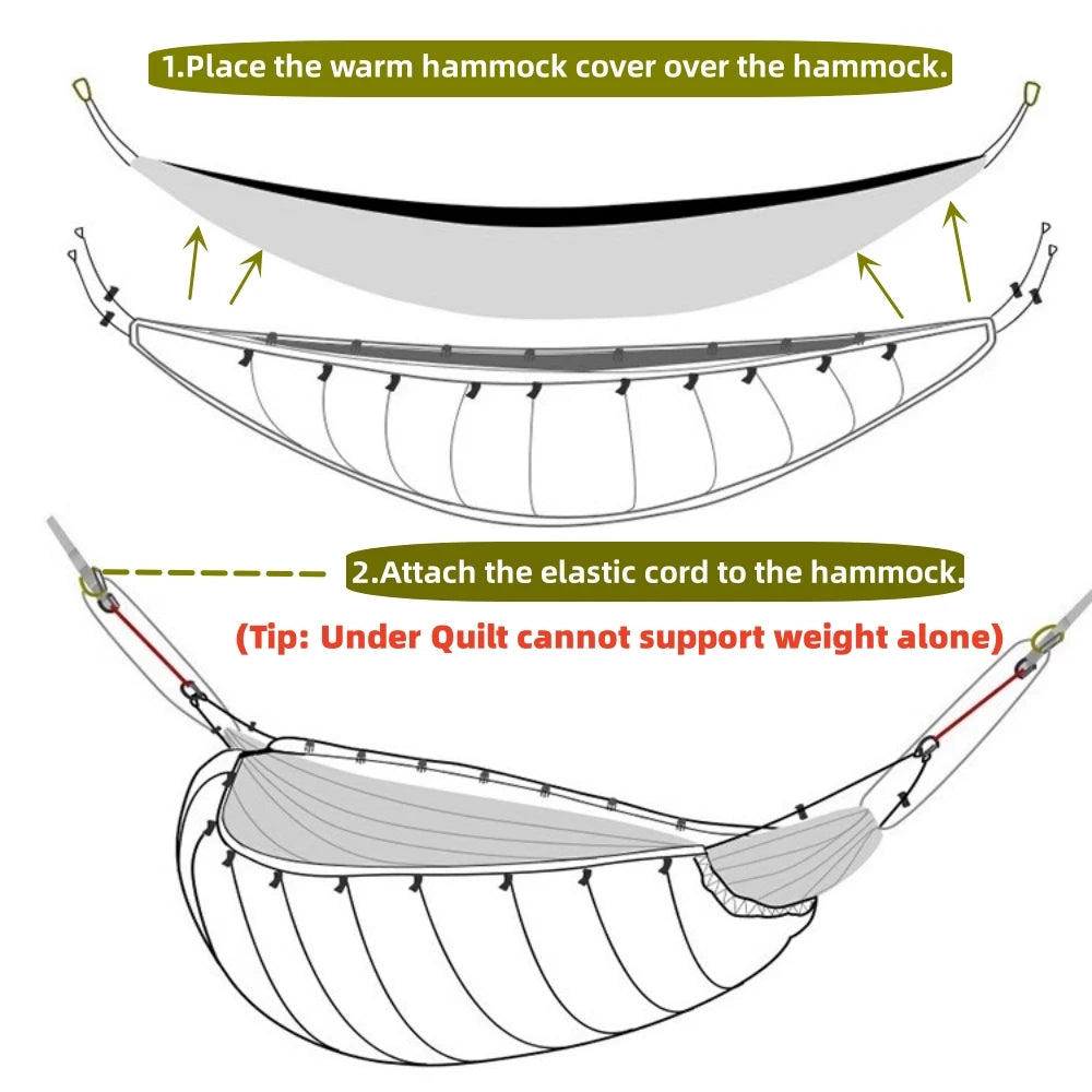 Camping Hammock Underquilt Multifunctional Winter Sleeping