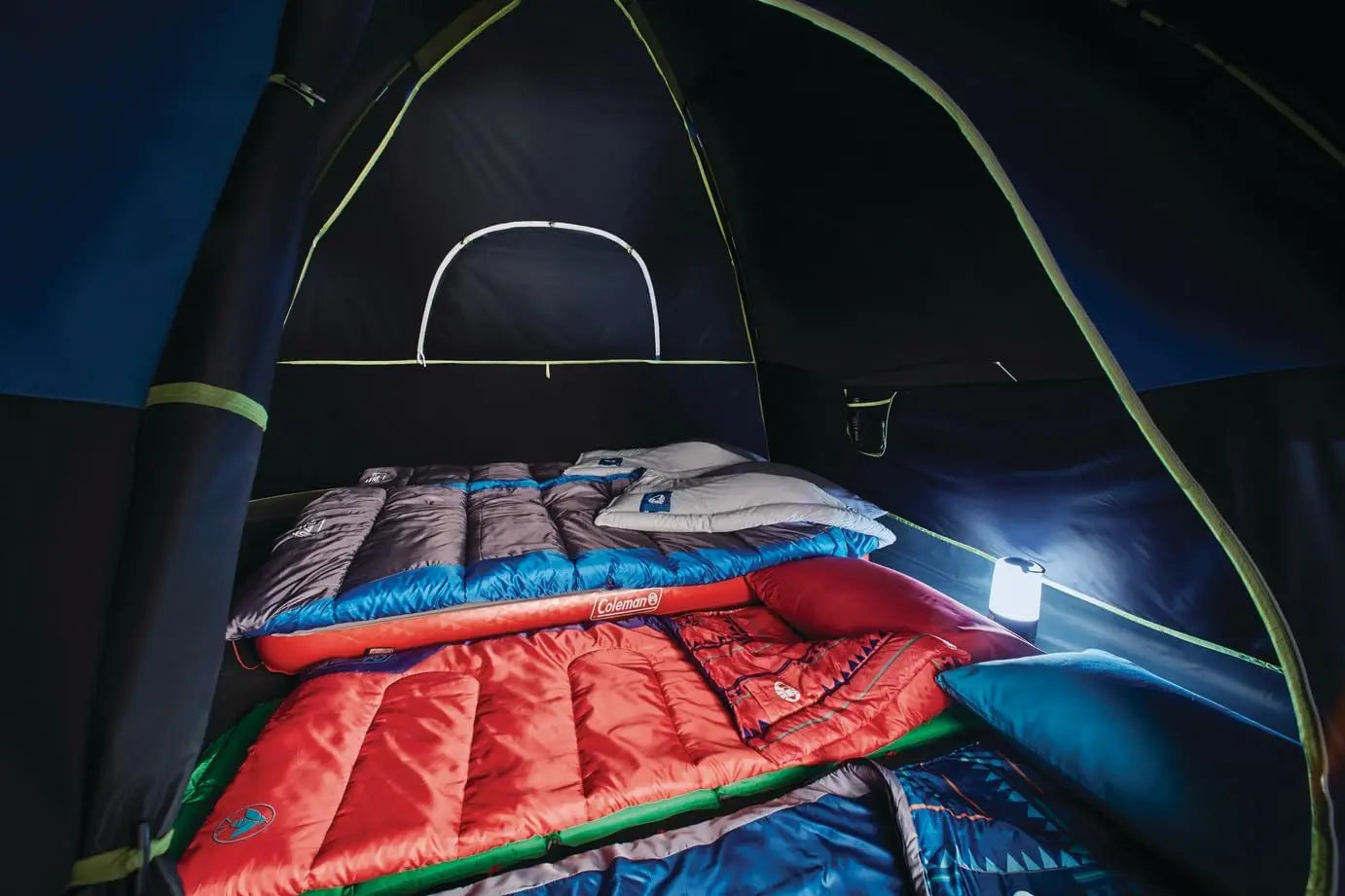 Dark Room Sun dome Camping Tent, 4/6 Person