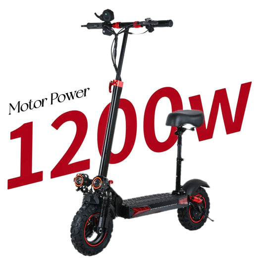 E-Scooter  Foldable Waterproof Adult Electric  "off-road tires