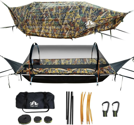 Night Cat Flat Lay Hammock Tent