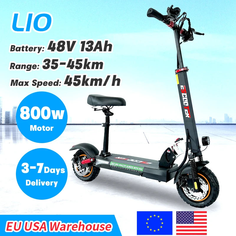 Portable  Electric Scooter for Adults  10” Off-Road Tire