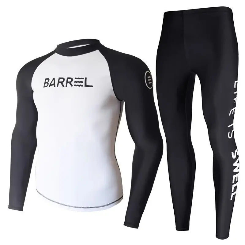 Long Sleeve Swimsuit  Two-piece Surfing Suit