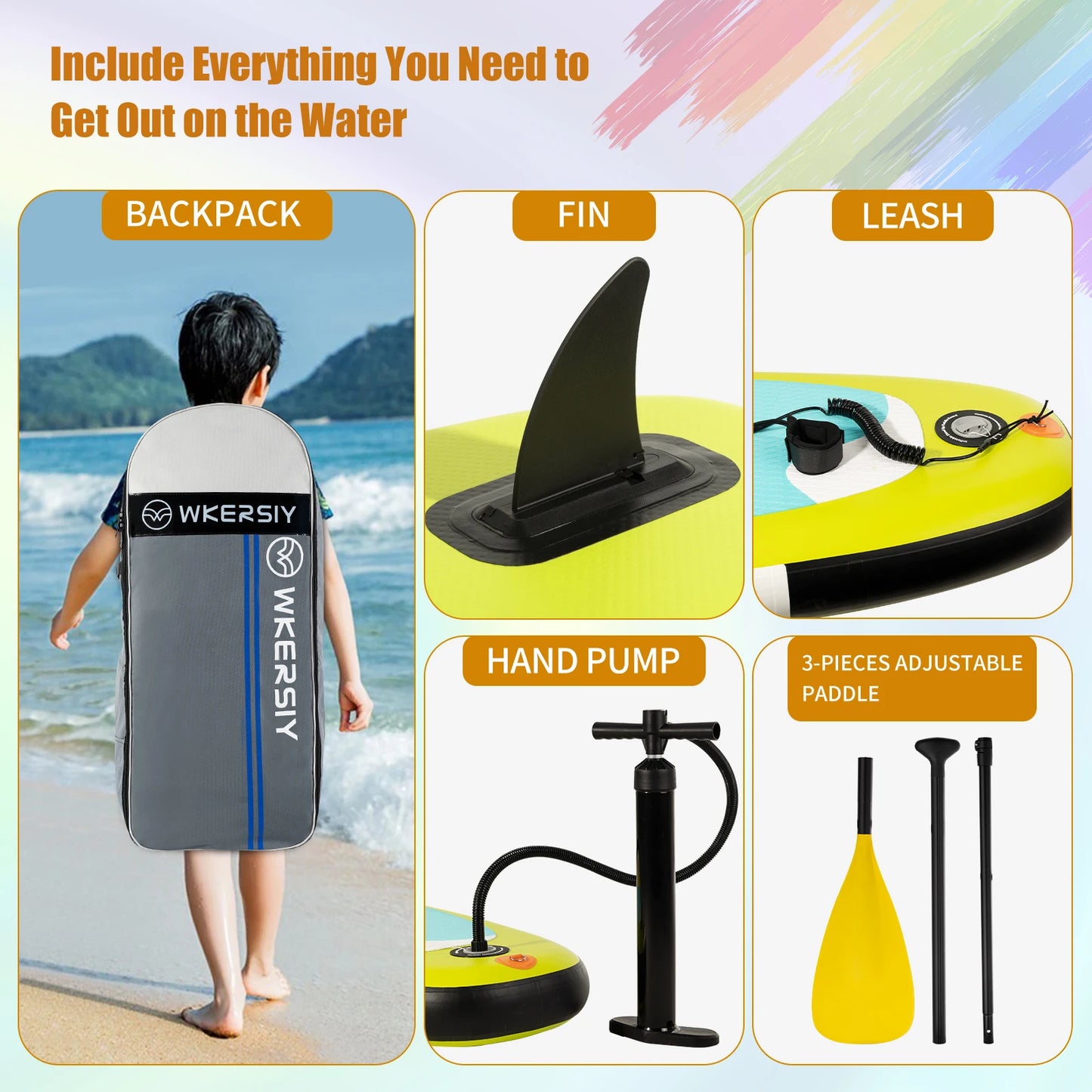 Stand Up Paddle Board with Paddle Pump - Outdoor Hobbies and Adventures