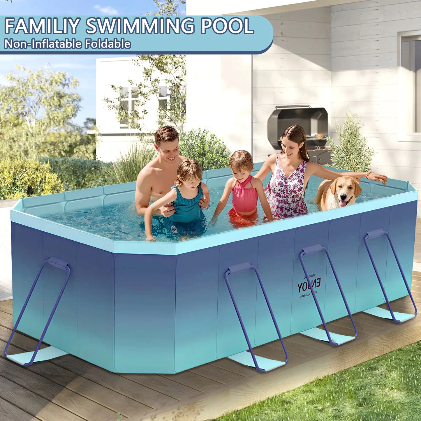 Non-Inflatable Swimming Pool Household Bracket Outdoor Water