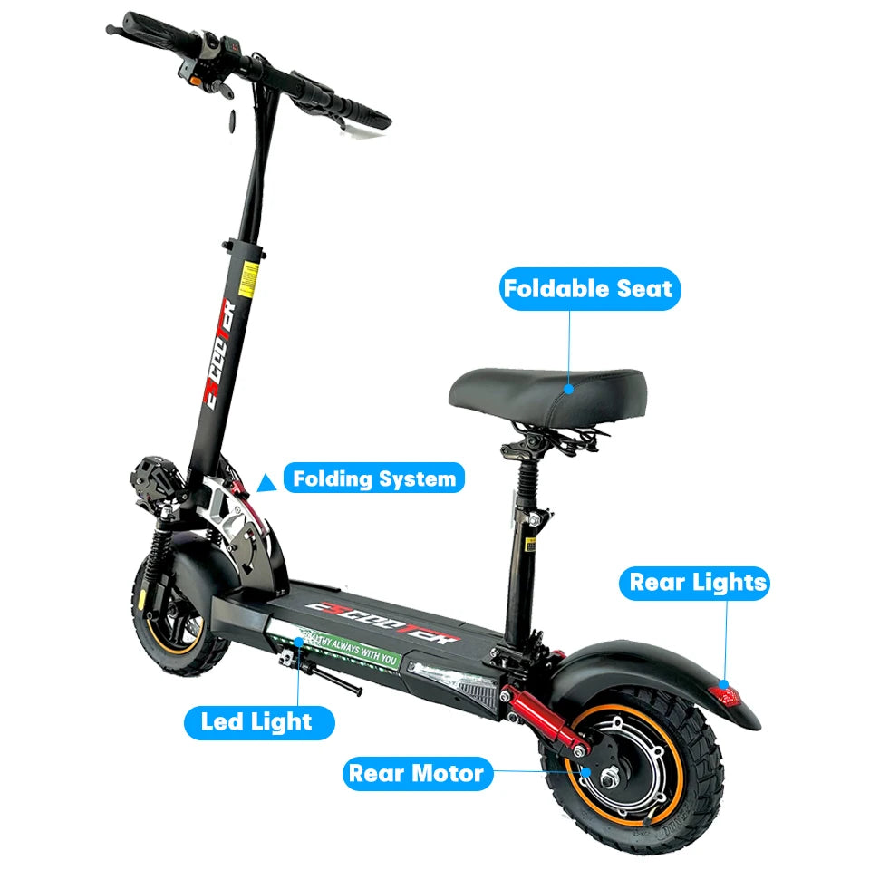 Portable  Electric Scooter for Adults  10” Off-Road Tire