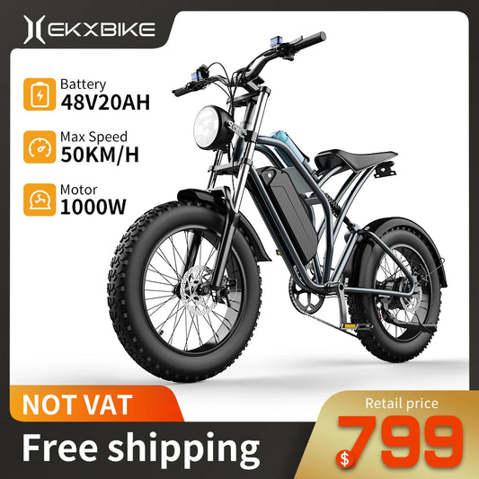 Fat Tires  Electric Bicycle For Adults Mountain