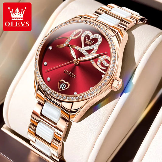 Wrist Watch for Women Fashion  Diamond  “Love”