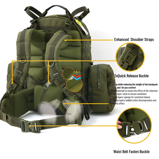 Tactical Assault Pack Camping Equipment