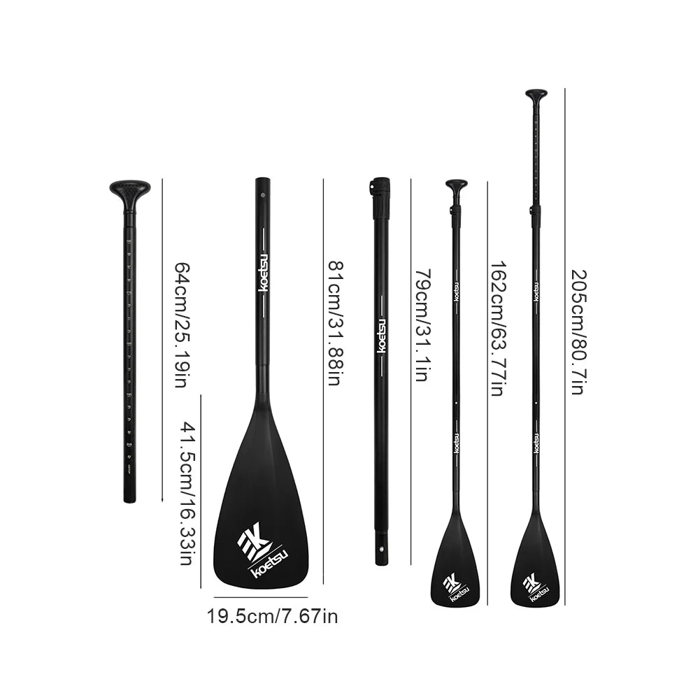Detachable SUP Paddle Adjustable Length Stand Up Paddleboard
