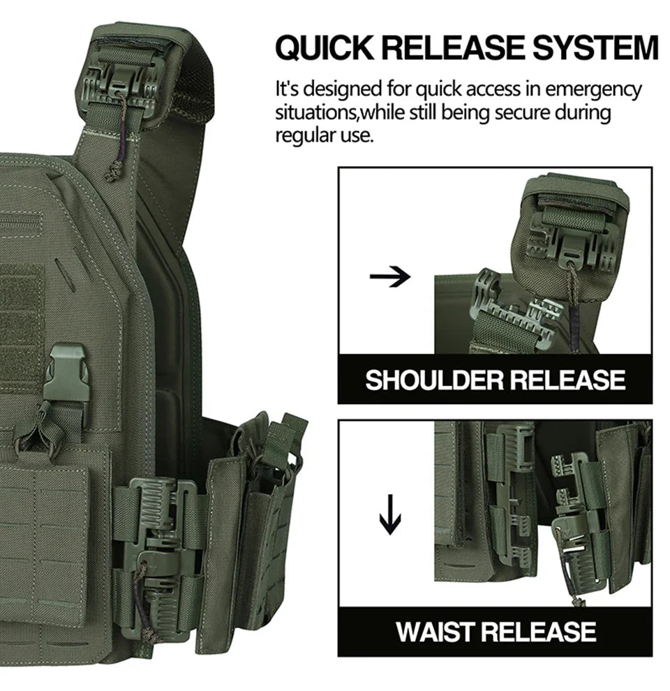 Ranger Green Plate Carrier Tactico Vest
