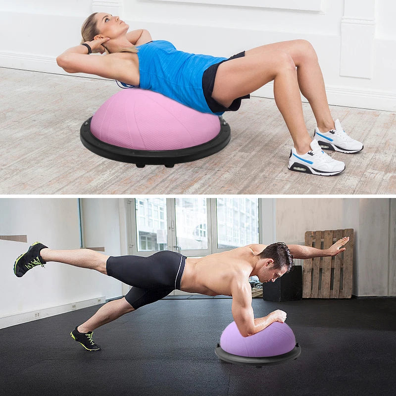Yoga Balance Ball Strong Half Home Gym Fitness