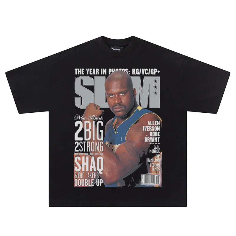 Hip Hop Streetwear Men Tshirts Basketball Star