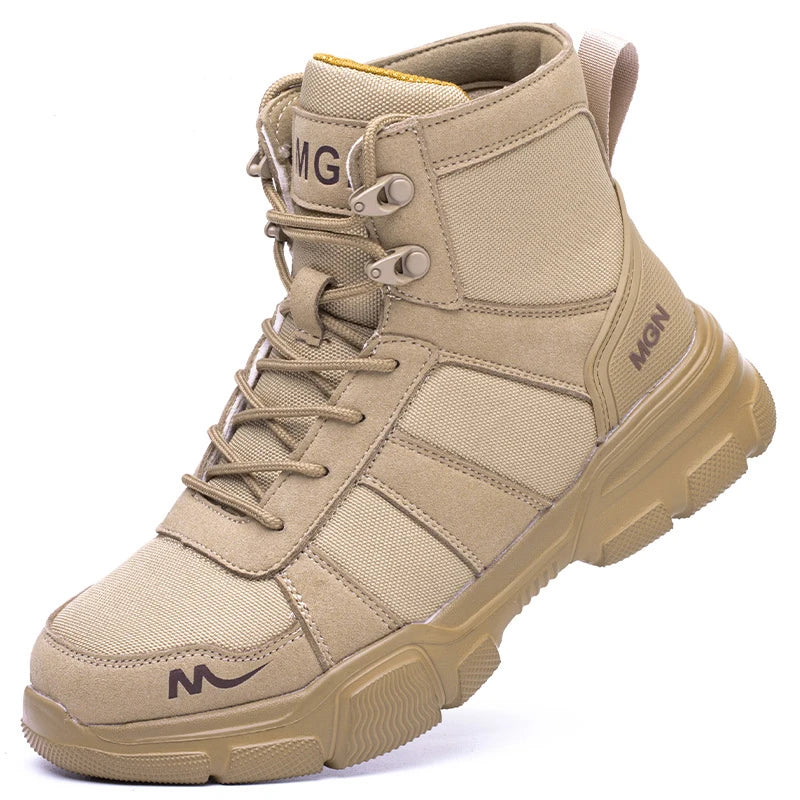 Indestructible Safety  Men Steel Toe Shoes