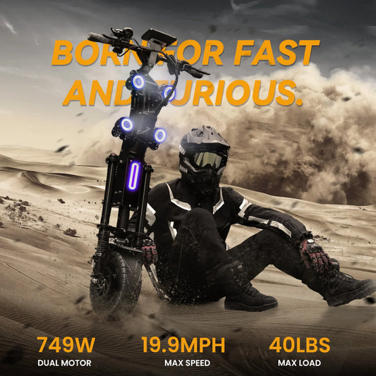 off-road electric scooter, hydraulic shock absorber