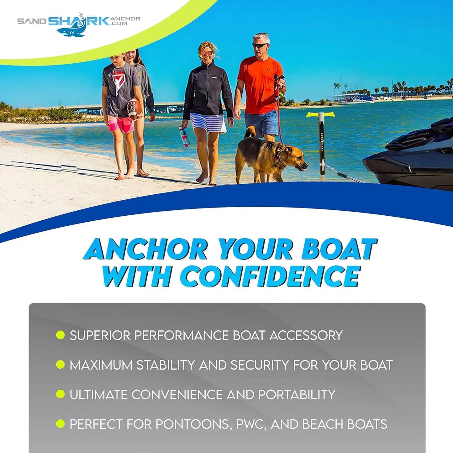 SuperSport 2.0 Boat Anchor - - Outdoor Hobbies and Adventures