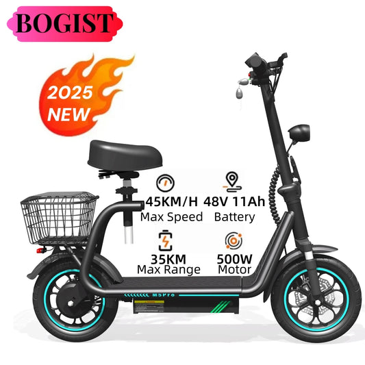 Pro Electric Scooter 12 inch With Storage Basket